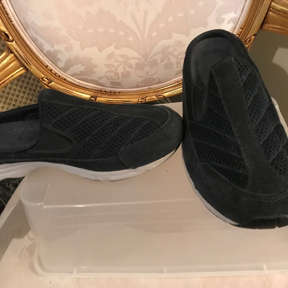 Navy Easy Spirit Mules